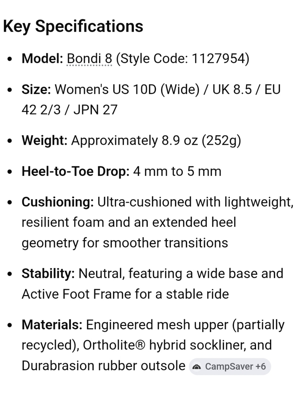 Hoka Bondi 8 - Picture 15 of 15